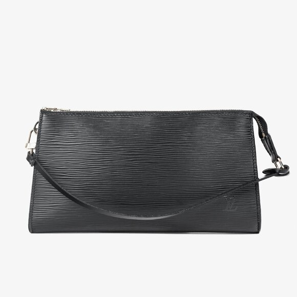 Louis Vuitton Black Epi Leather Pochette Bag - Picture 1 of 10
